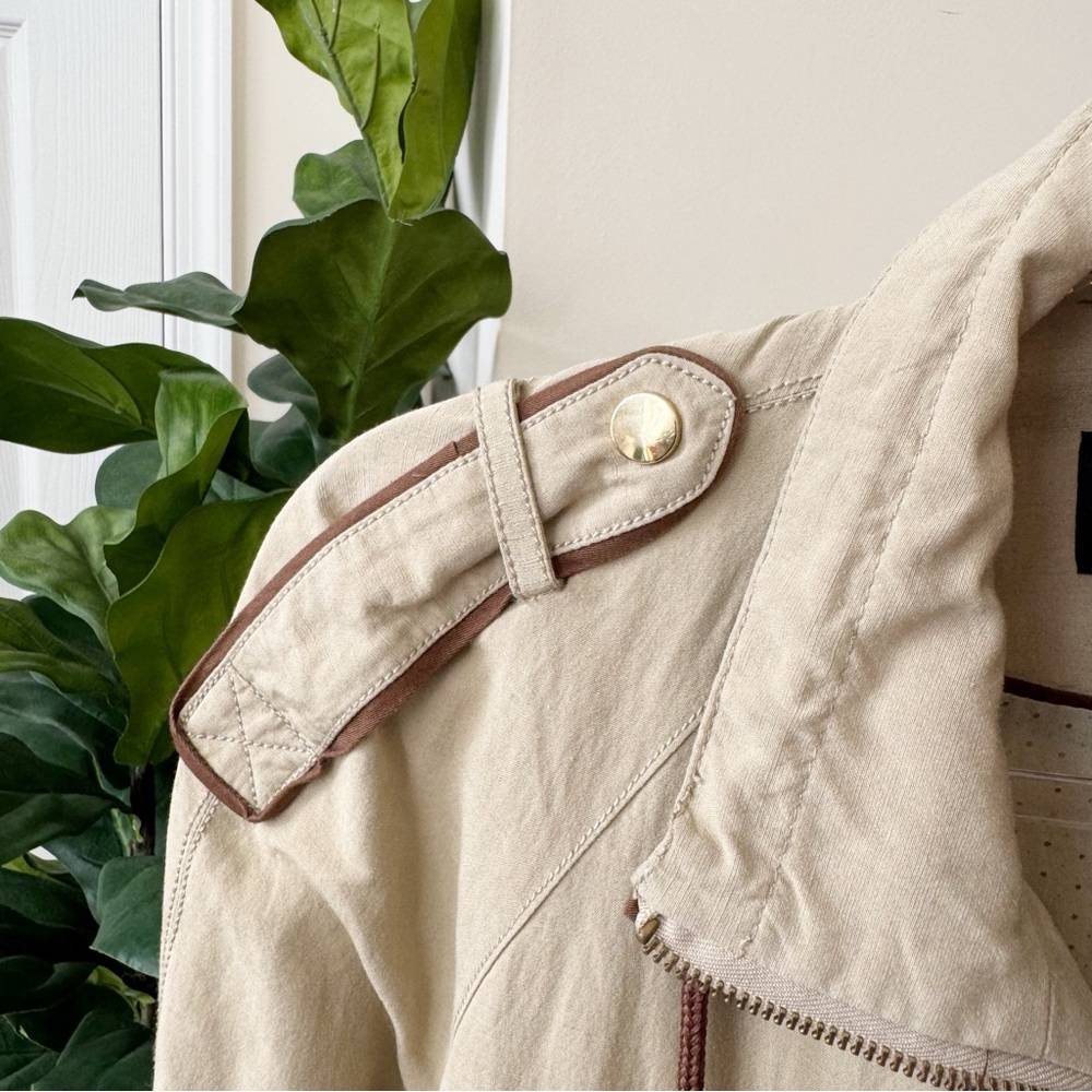Beige Utility Jacket - Picture 6 of 15